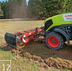 12 Moosentfernung mit dem Bandrechen