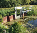 9 Wiedervernässung im Martenschen Bruch auf der DBU-Naturerbefläche Ueckermünder Heide (Mecklenburg-Vorpommern): Mithilfe von Stauwerken schließen die Naturschützer die früheren Entwässerungsgräben.