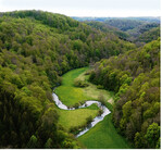 Blick von der Ruine Wartstein auf die Große Lauter