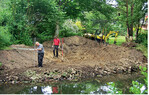 <strong>Abb. 3: </strong>Abflachung eines privaten Ufers. Flattened river bank on a private property.