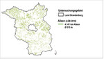 Abb. 4: Ermittelte Alleen in der freien Landschaft im Land Brandenburg im Maßstab 1 : 100 000.