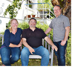 Anna Jungkunst, Jürgen Trautner und Johannes Mayer (von links) haben das Büro vorgestellt.