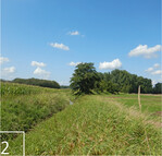 2 Die Ausgangssituation: Die Lutter verläuft gerade am Rand der Aue entlang.