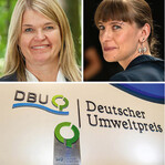 Die Preisträgerinnen Dagmar Fritz-Kramer (links) und Friederike Otto