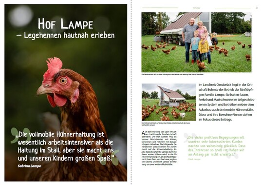 Acht Betriebe der Transparenz-Initiative für landwirtschaftliche Tierhaltung stellen sich in dieser dritten Ausgabe der Projektbroschüre vor.