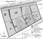 Abb. 3: Durchschnittliche Anzahl gefangener Heuschrecken pro Transekt vor und nach der Mahd. Hellgrau = gemähte Bereiche, dunkelgrau = Altgrasstreifen.
