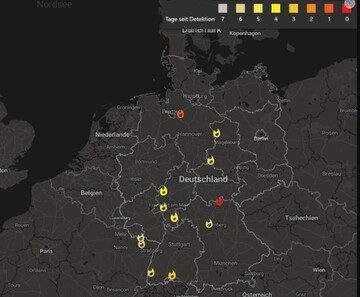 Deutschland hat in diesem Jahr laut dem Europischen Waldbrand-Informationssystem (EFFIS) bis zum 13. August bereits 4.239 Hektar durch Waldbrnde verloren.