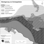 Abb. 1: Exemplarische Überlagerung von Schutzgebieten in Deutschland (eigene Bearbeitung).